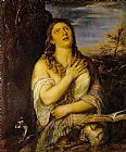 Unknown Artist Penitent Mary Magdalen By Titian painting